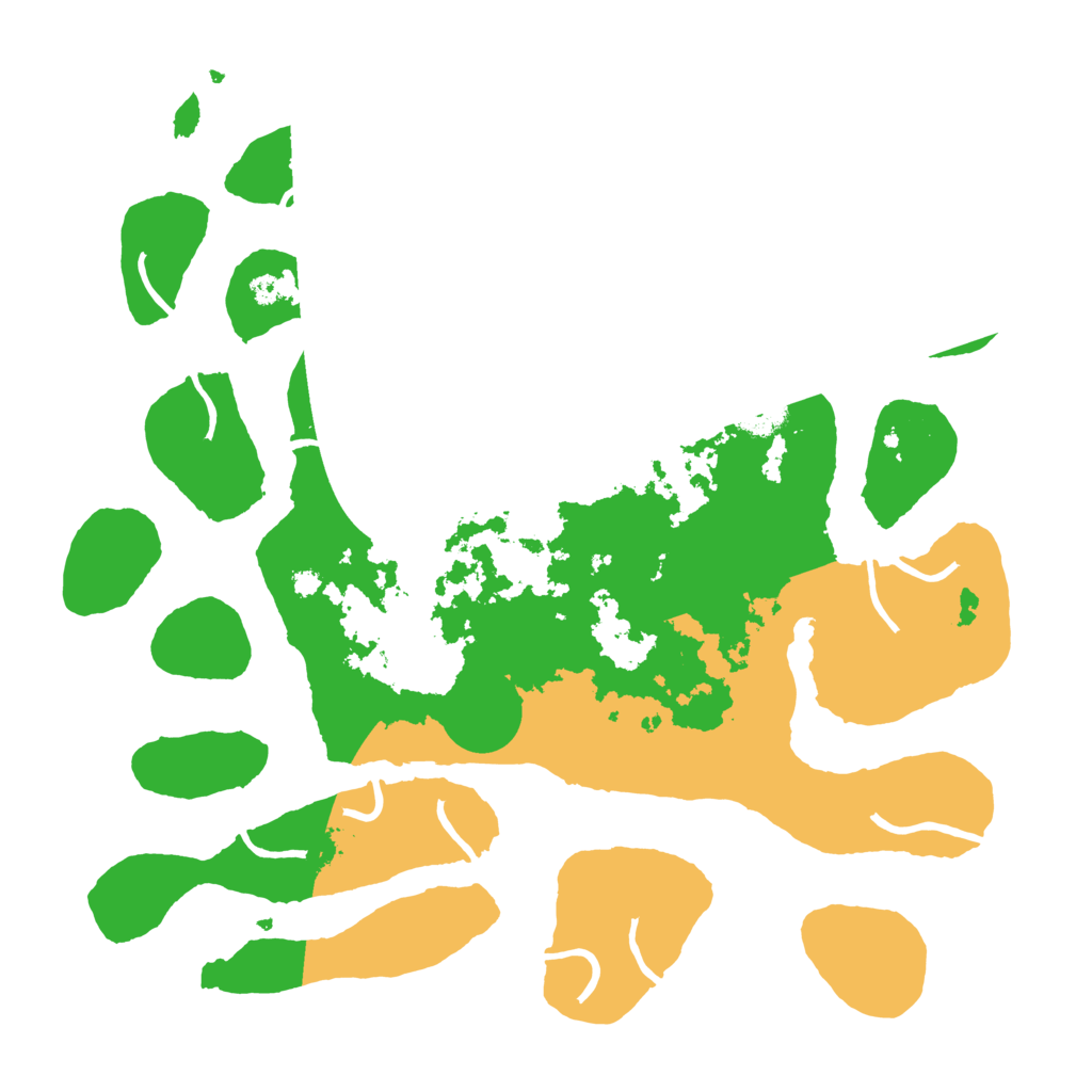 Biome Rust Map: Procedural Map, Size: 3700, Seed: 163443