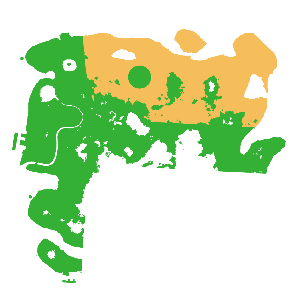 Biome Rust Map: Procedural Map, Size: 3500, Seed: 5038023