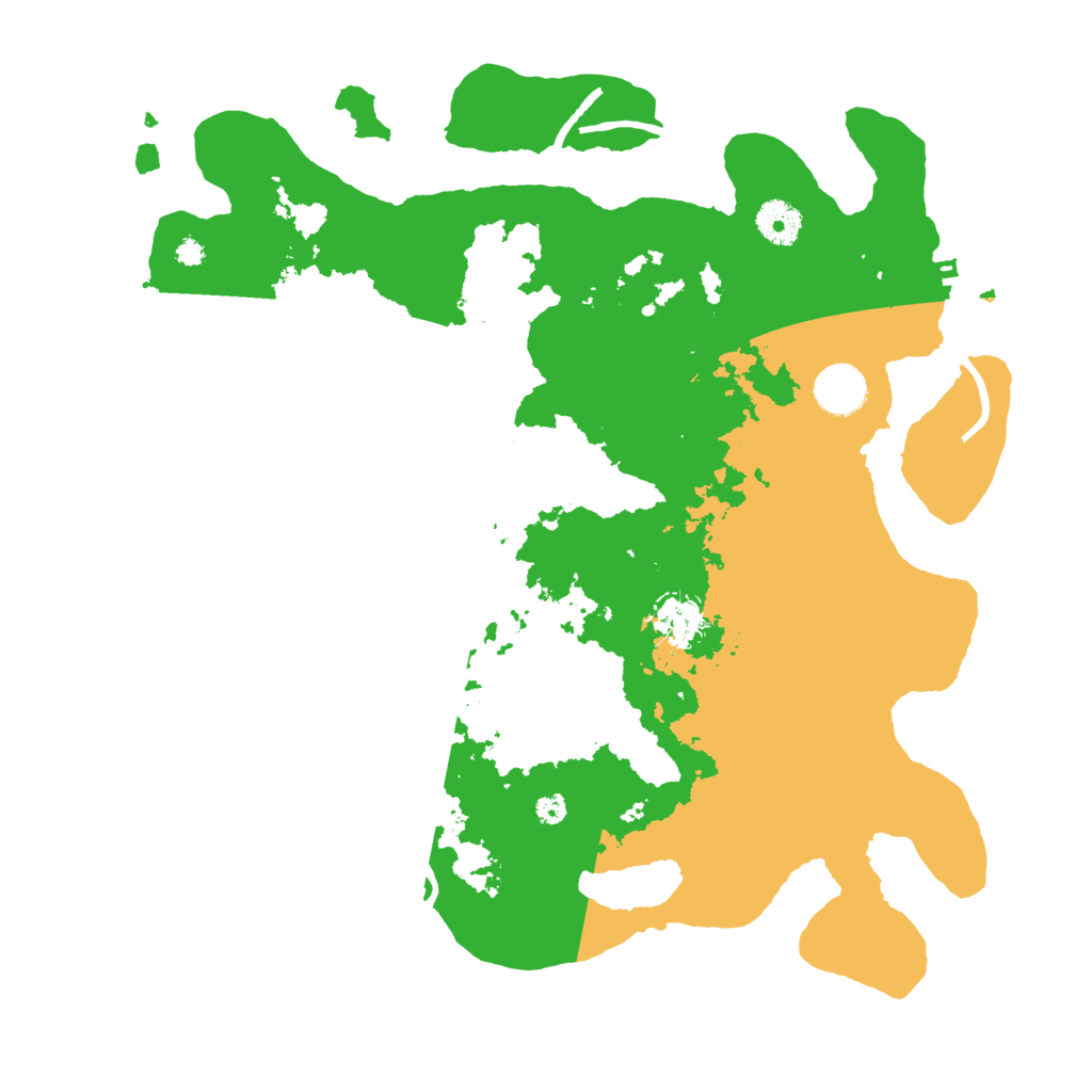 Biome Rust Map: Procedural Map, Size: 3700, Seed: 287965