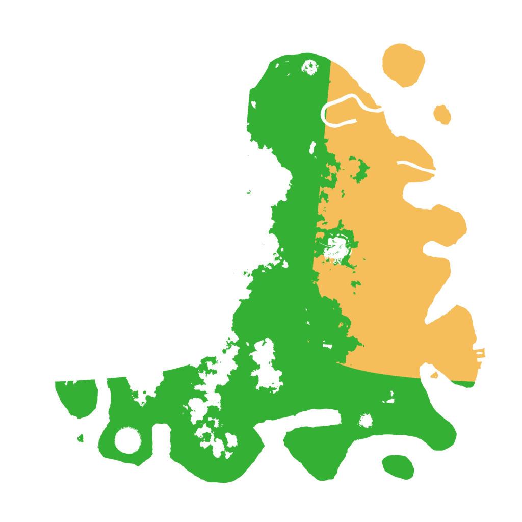 Biome Rust Map: Procedural Map, Size: 3500, Seed: 483719