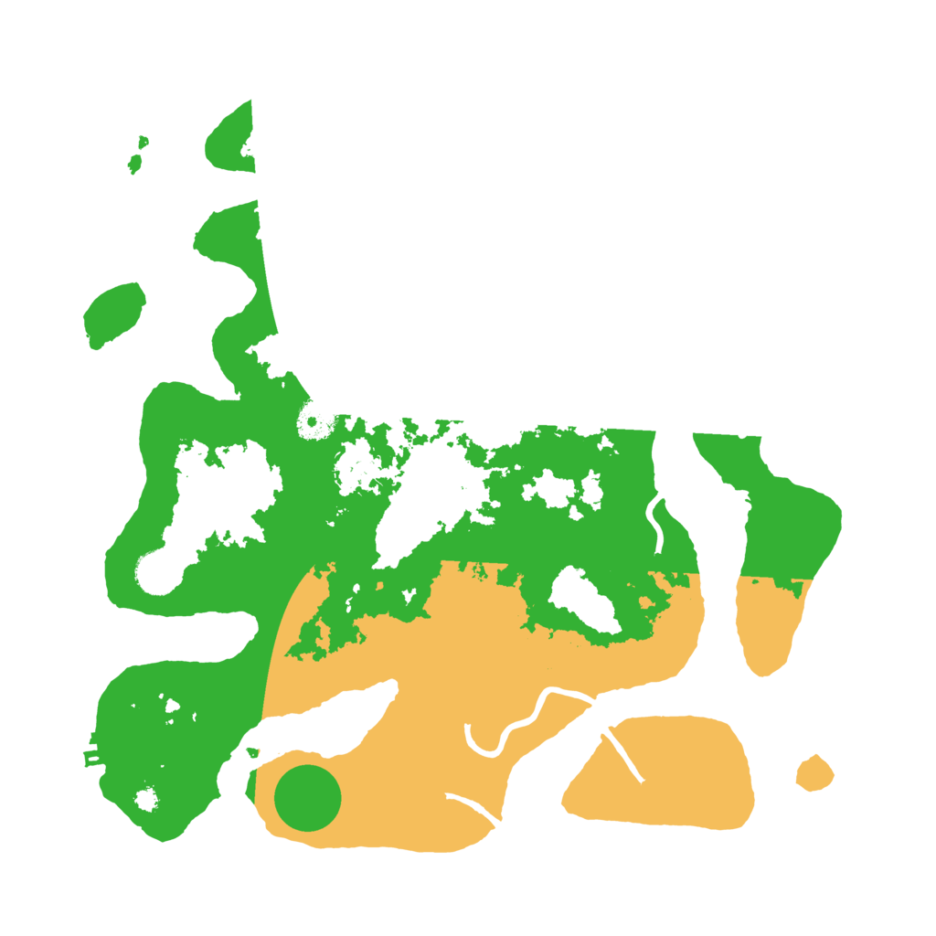 Biome Rust Map: Procedural Map, Size: 3700, Seed: 616562