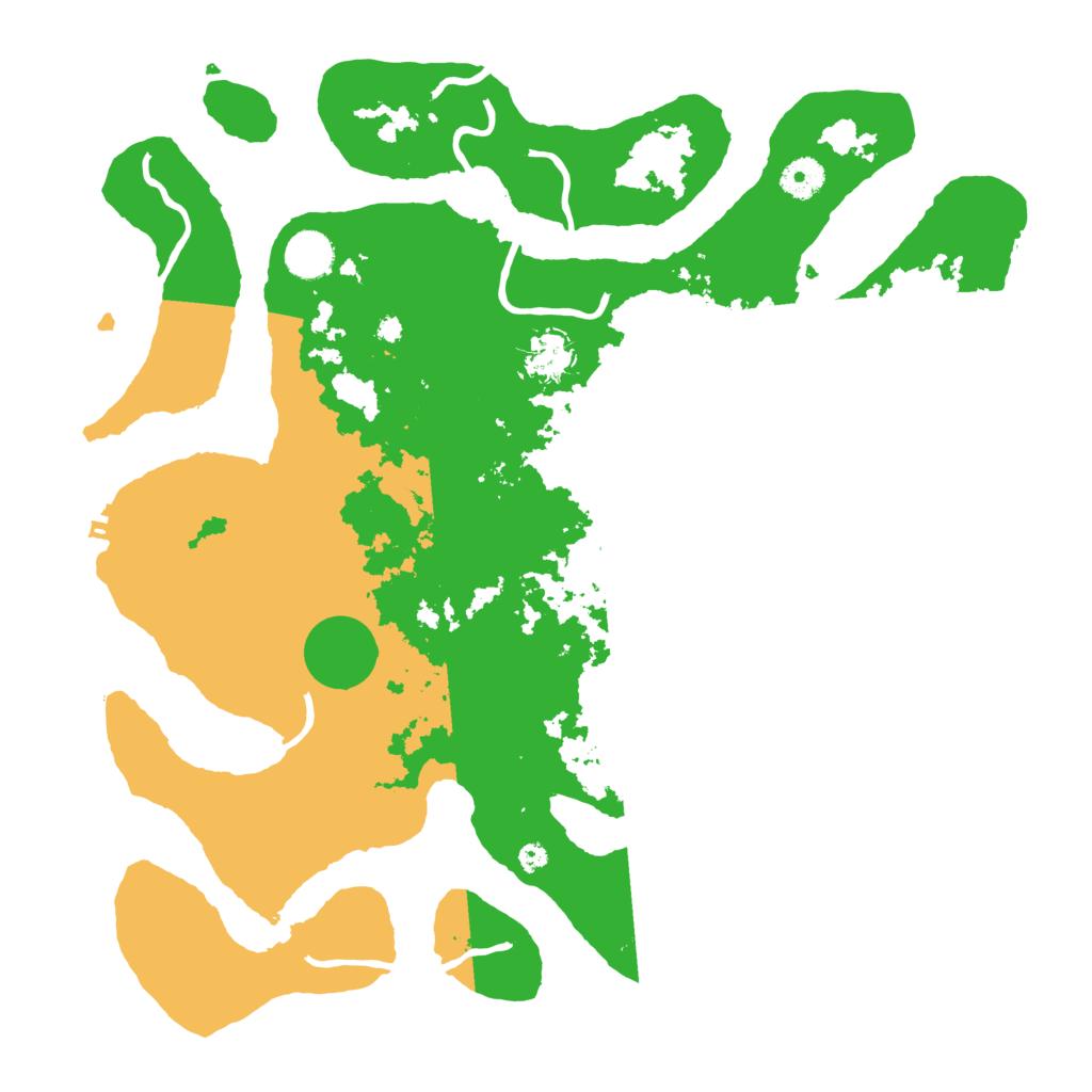 Biome Rust Map: Procedural Map, Size: 3950, Seed: 2027839568