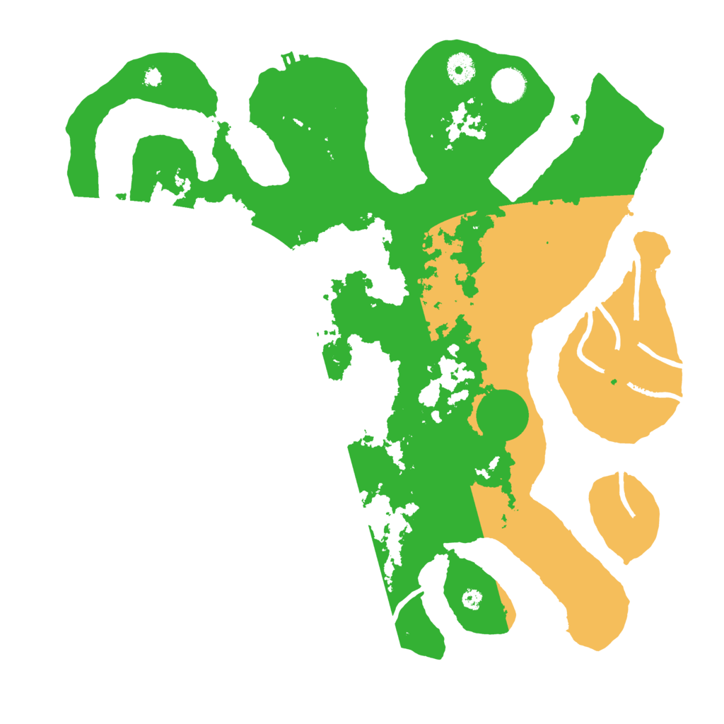 Biome Rust Map: Procedural Map, Size: 3700, Seed: 405377