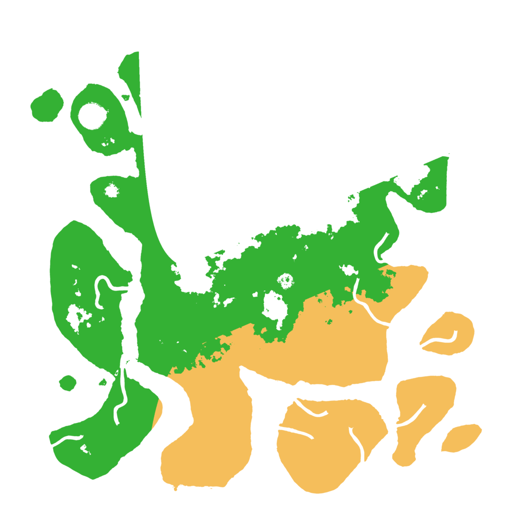 Biome Rust Map: Procedural Map, Size: 3500, Seed: 790663