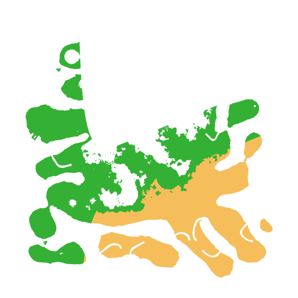 Biome Rust Map: Procedural Map, Size: 3700, Seed: 2803136