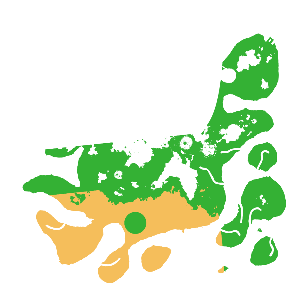 Biome Rust Map: Procedural Map, Size: 3700, Seed: 3137258