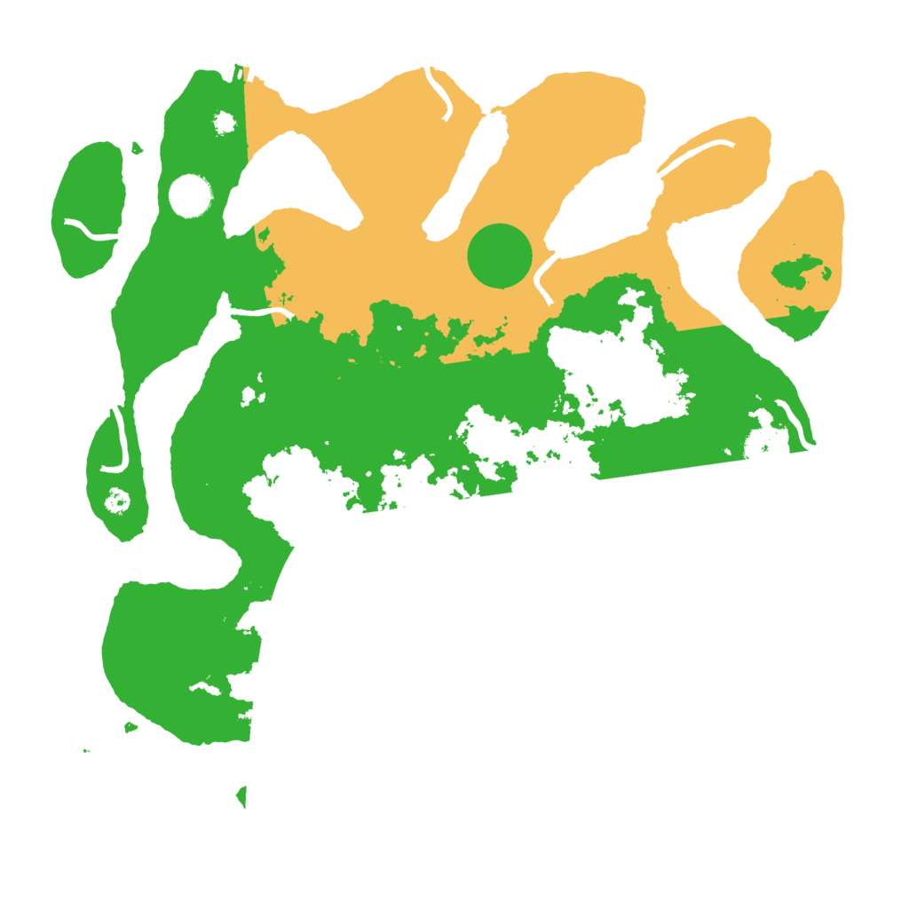 Biome Rust Map: Procedural Map, Size: 3700, Seed: 6369462