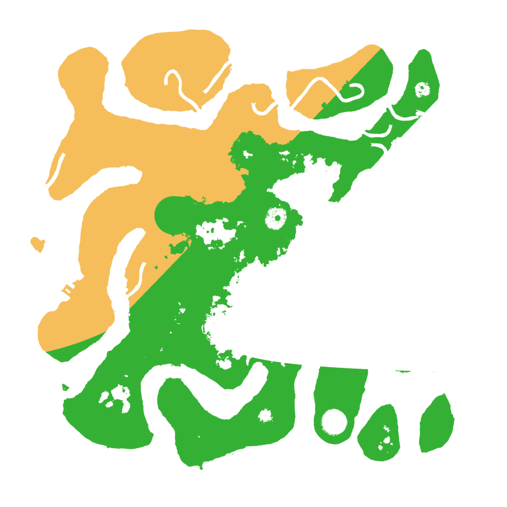 Biome Rust Map: Procedural Map, Size: 3500, Seed: 3776908