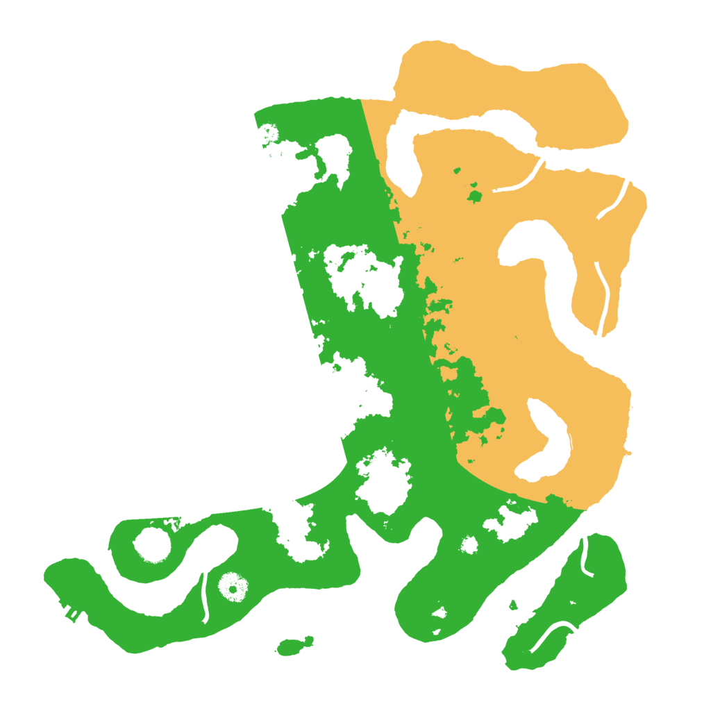 Biome Rust Map: Procedural Map, Size: 3700, Seed: 2359652