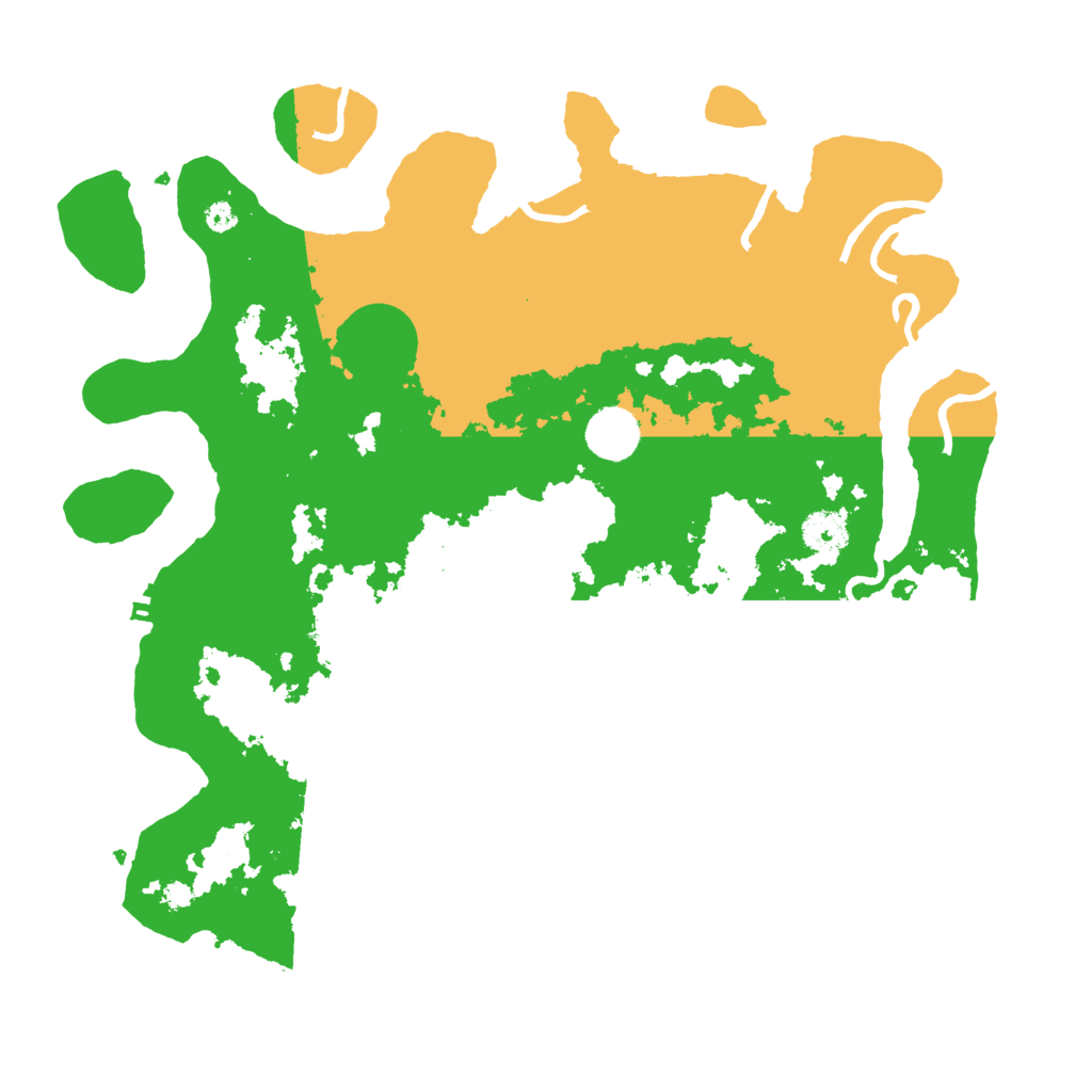 Biome Rust Map: Procedural Map, Size: 3700, Seed: 3252466