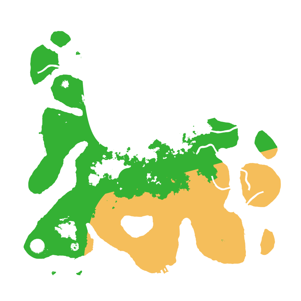 Biome Rust Map: Procedural Map, Size: 3700, Seed: 1636278