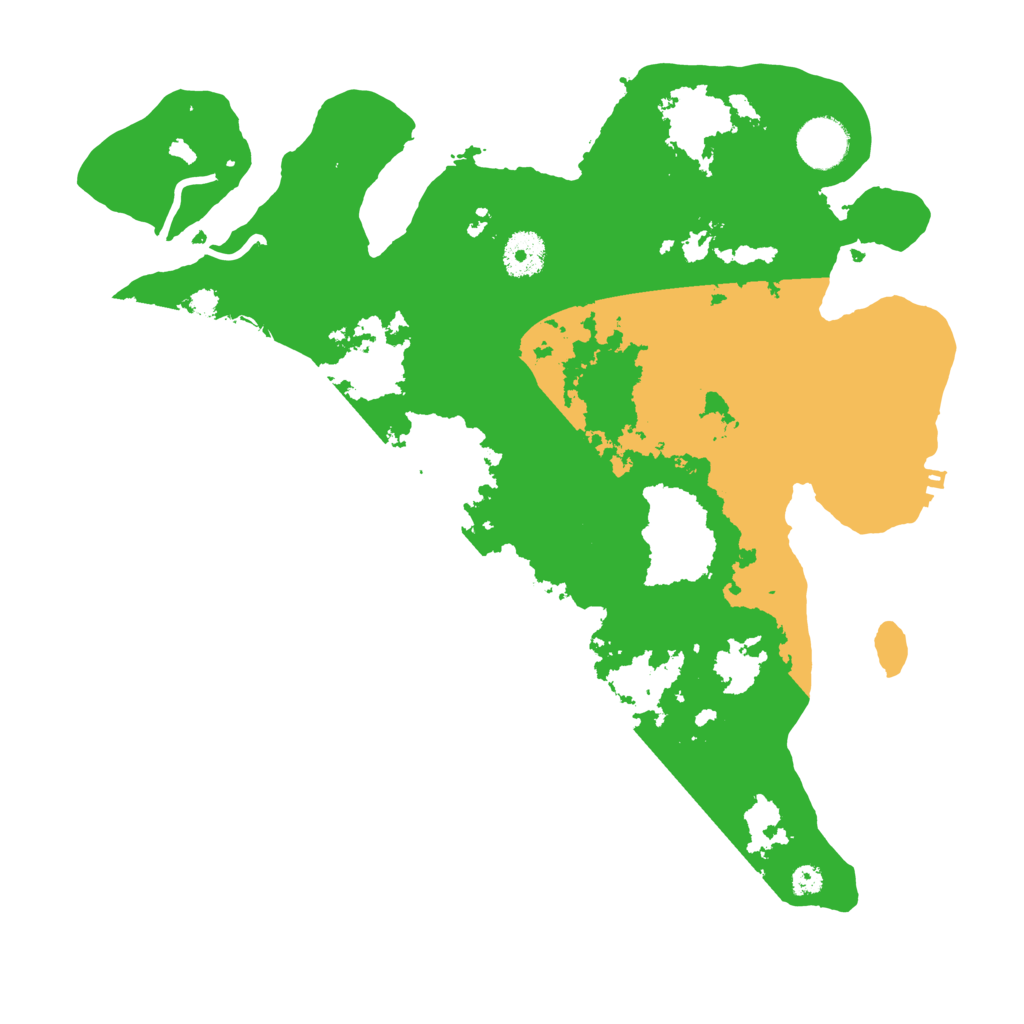 Biome Rust Map: Procedural Map, Size: 3500, Seed: 5634338