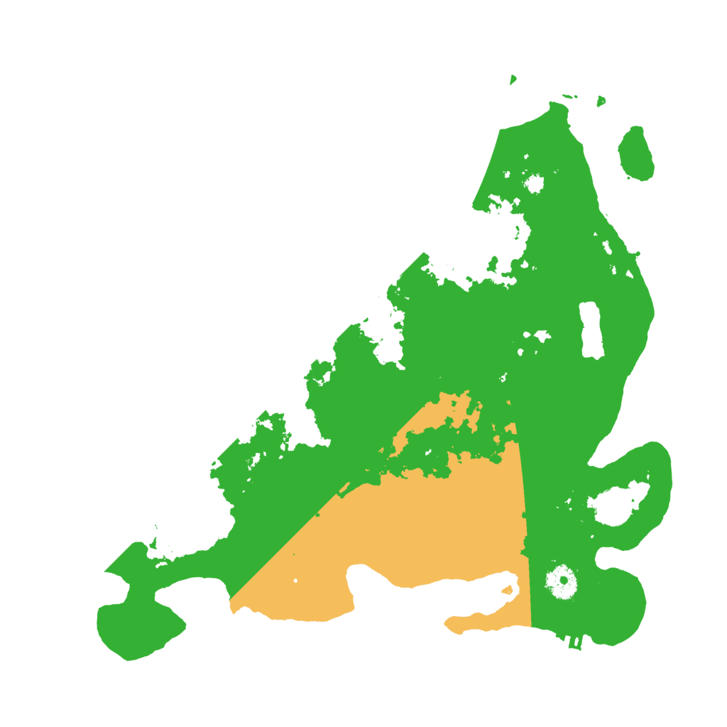 Biome Rust Map: Procedural Map, Size: 3500, Seed: 1708571