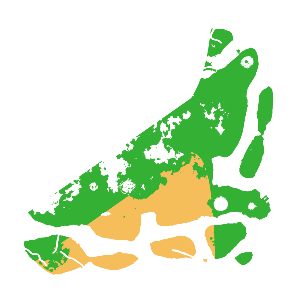 Biome Rust Map: Procedural Map, Size: 3700, Seed: 5964379