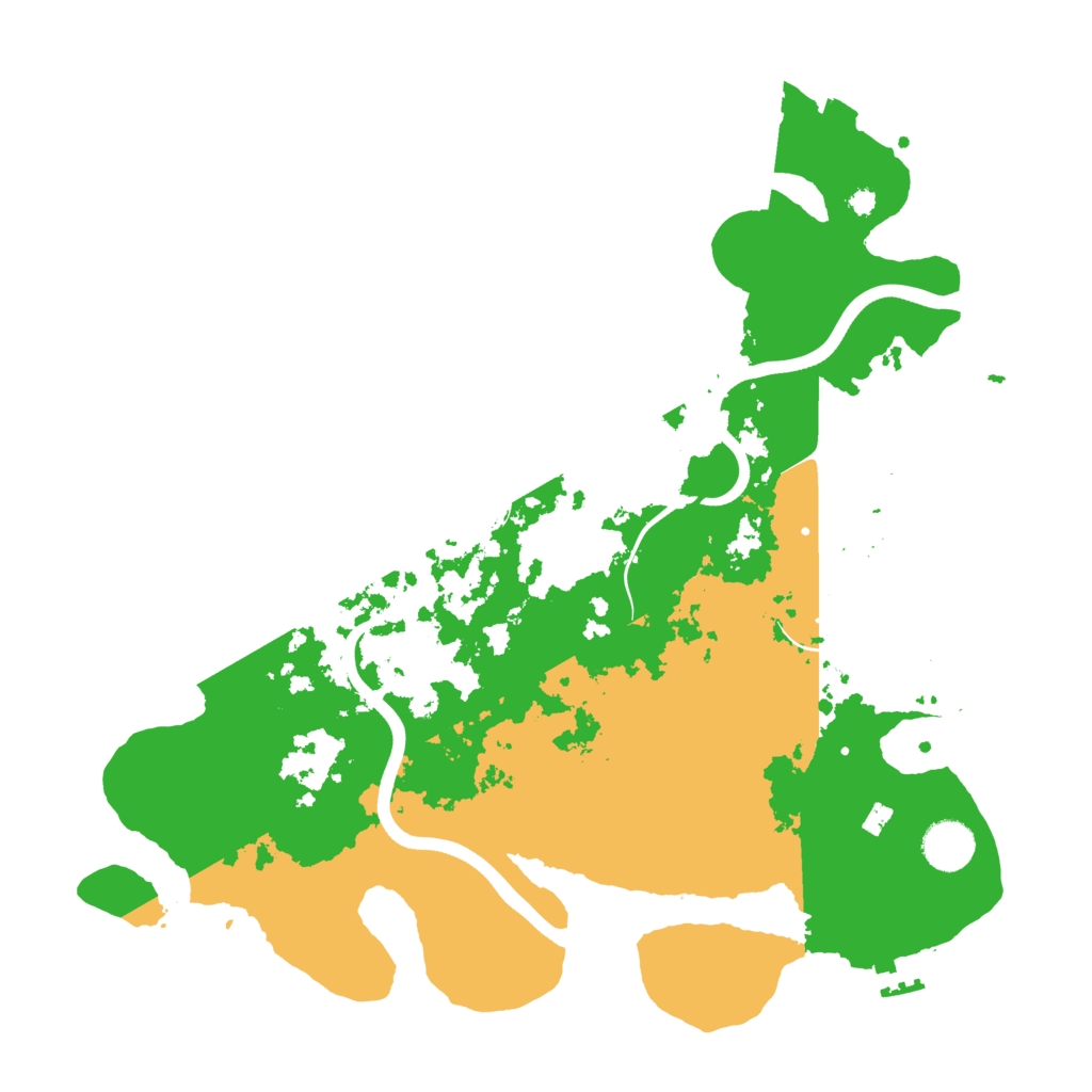 Biome Rust Map: Procedural Map, Size: 3750, Seed: 164616546