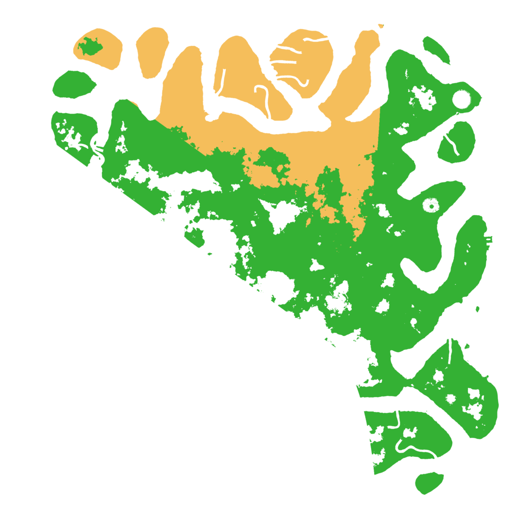 Biome Rust Map: Procedural Map, Size: 5000, Seed: 15347872