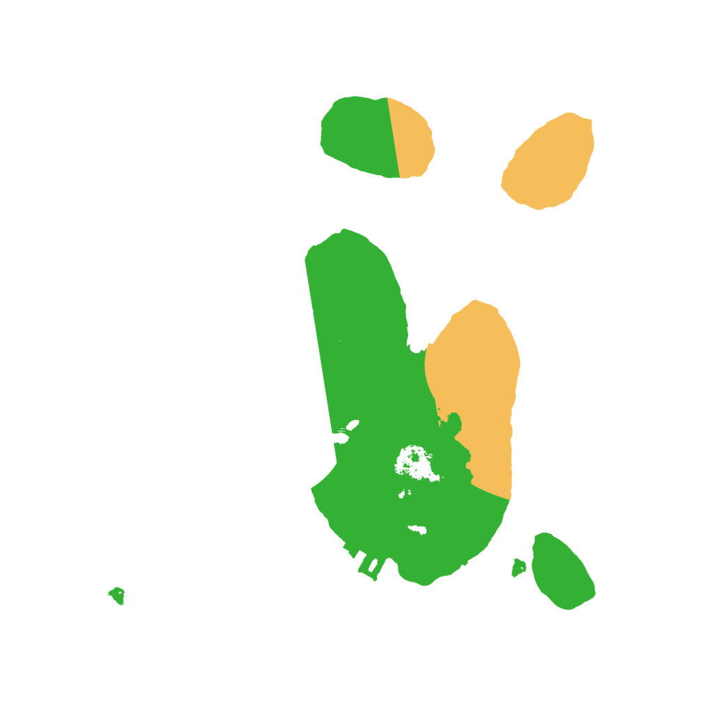 Biome Rust Map: Procedural Map, Size: 2100, Seed: 3434