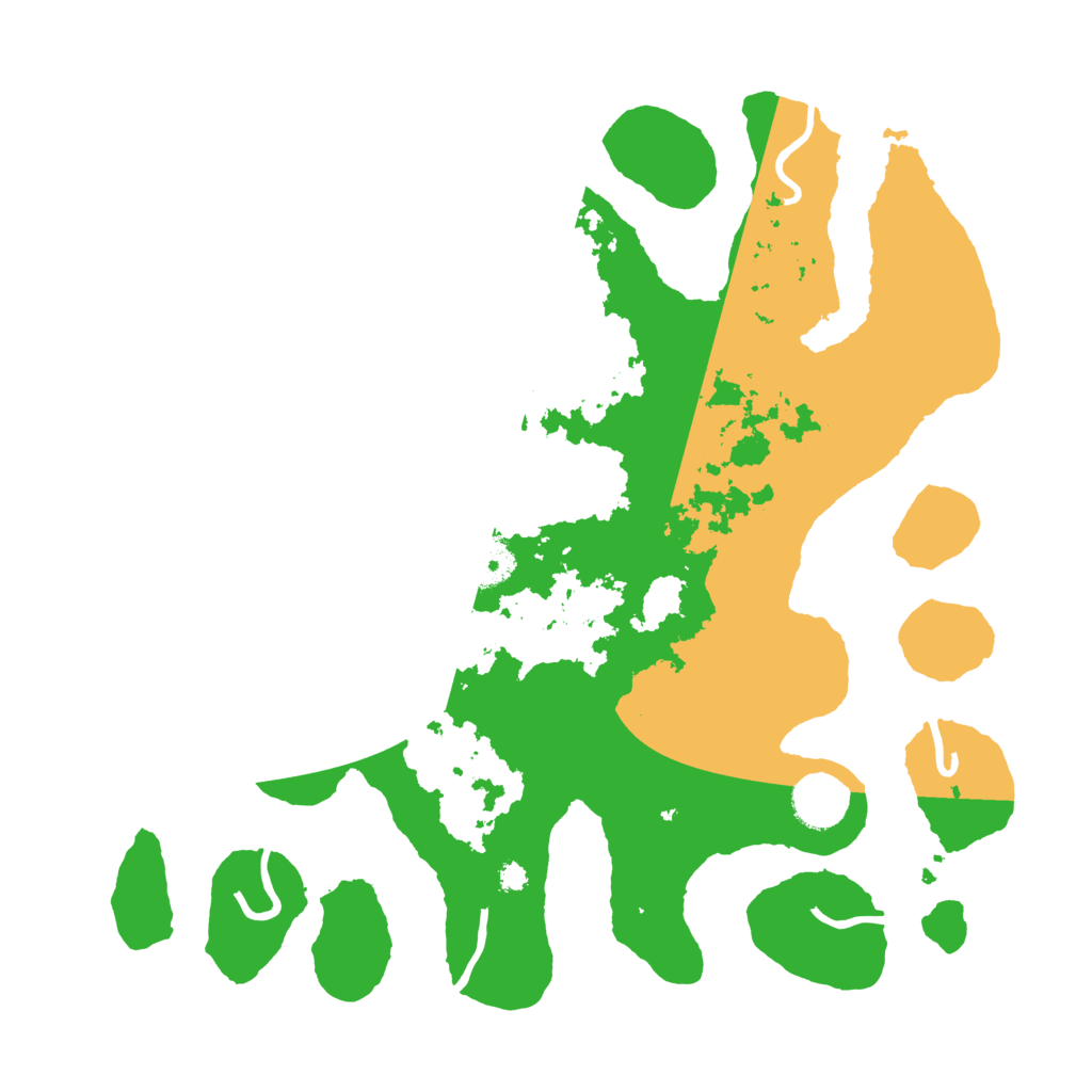 Biome Rust Map: Procedural Map, Size: 3500, Seed: 772926