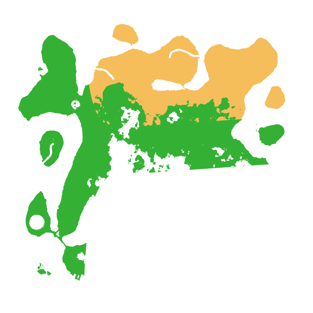 Biome Rust Map: Procedural Map, Size: 3700, Seed: 2841006