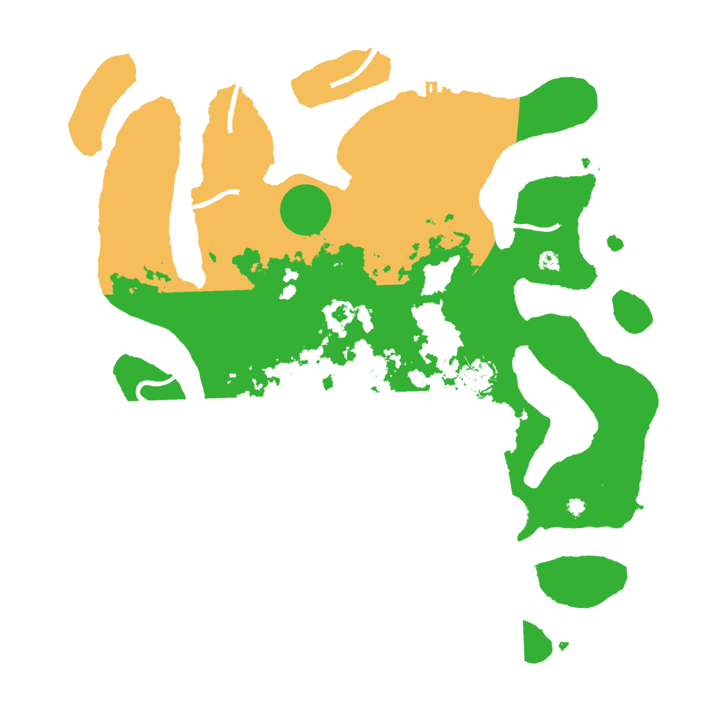 Biome Rust Map: Procedural Map, Size: 3700, Seed: 4875325