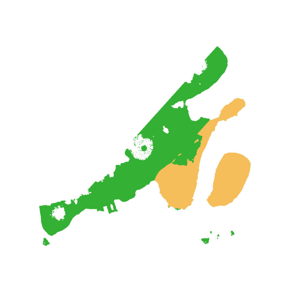 Biome Rust Map: Procedural Map, Size: 2000, Seed: 114757579