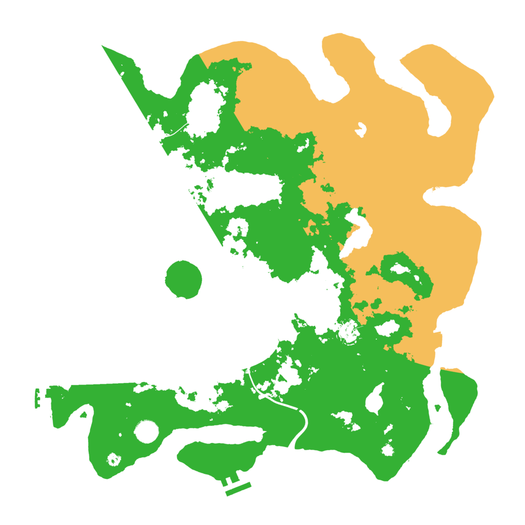 Biome Rust Map: Procedural Map, Size: 4000, Seed: 153564