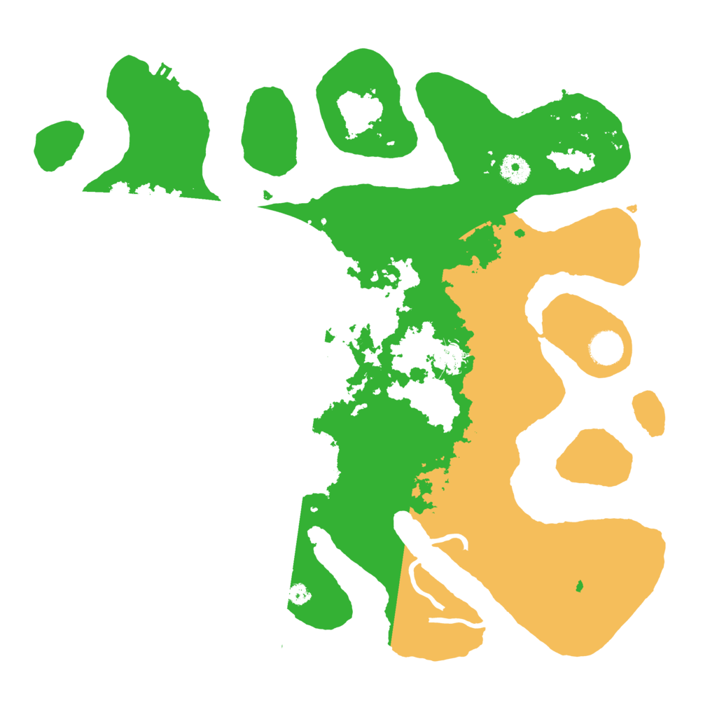 Biome Rust Map: Procedural Map, Size: 3700, Seed: 5257085