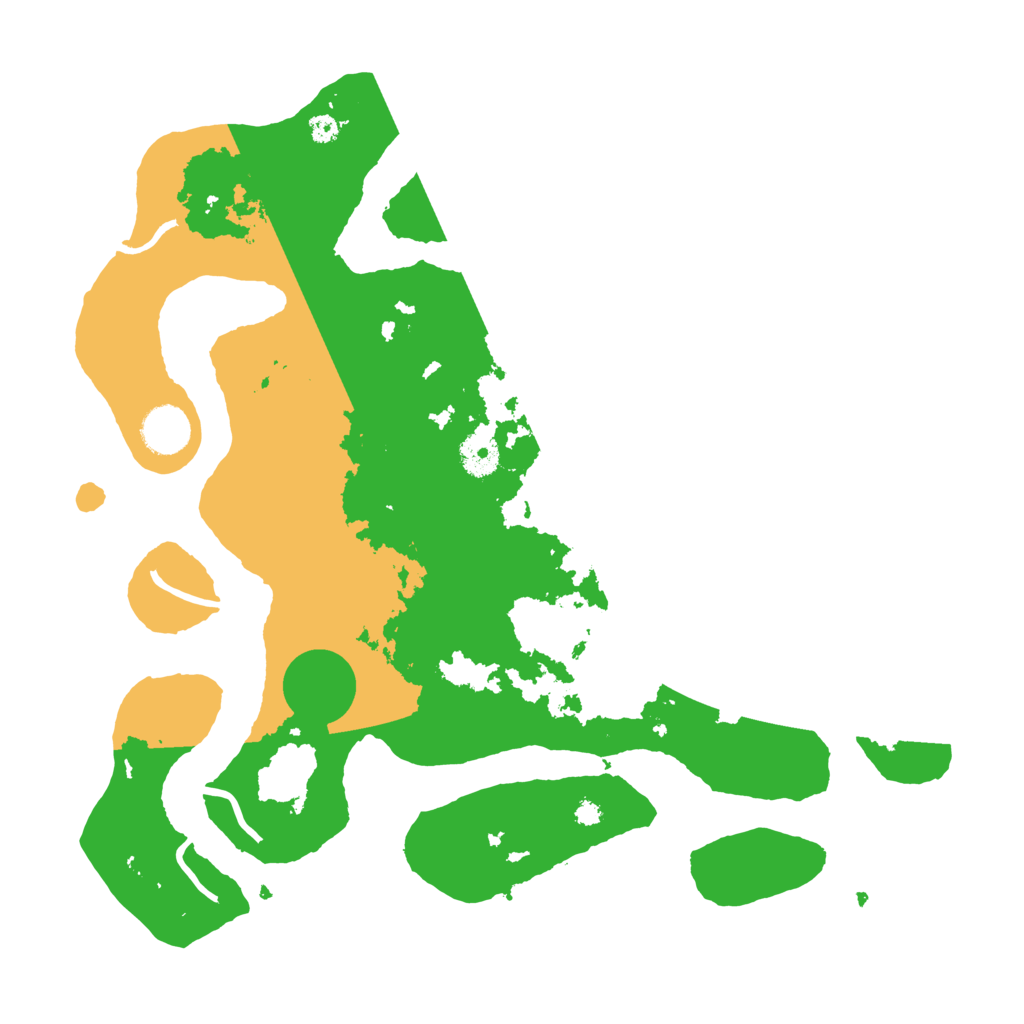 Biome Rust Map: Procedural Map, Size: 3700, Seed: 2580506