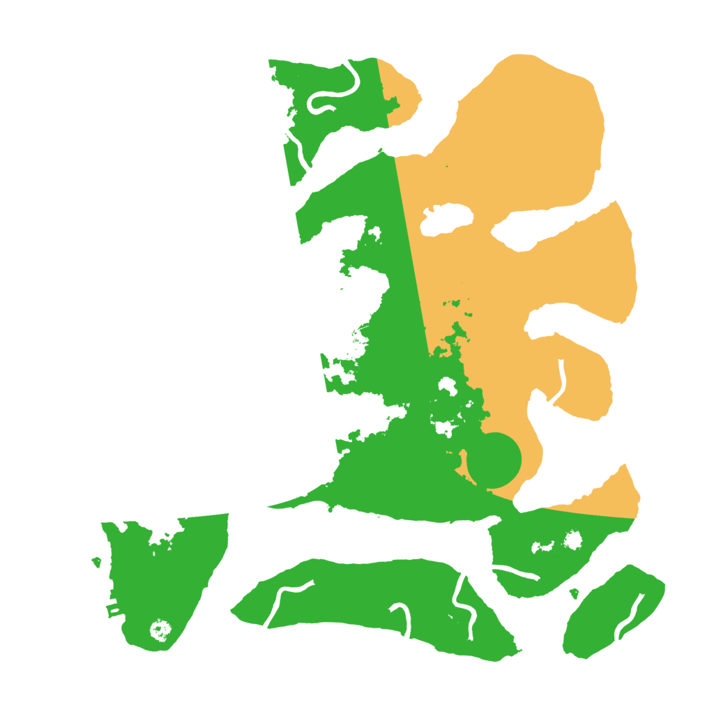 Biome Rust Map: Procedural Map, Size: 3500, Seed: 32767004