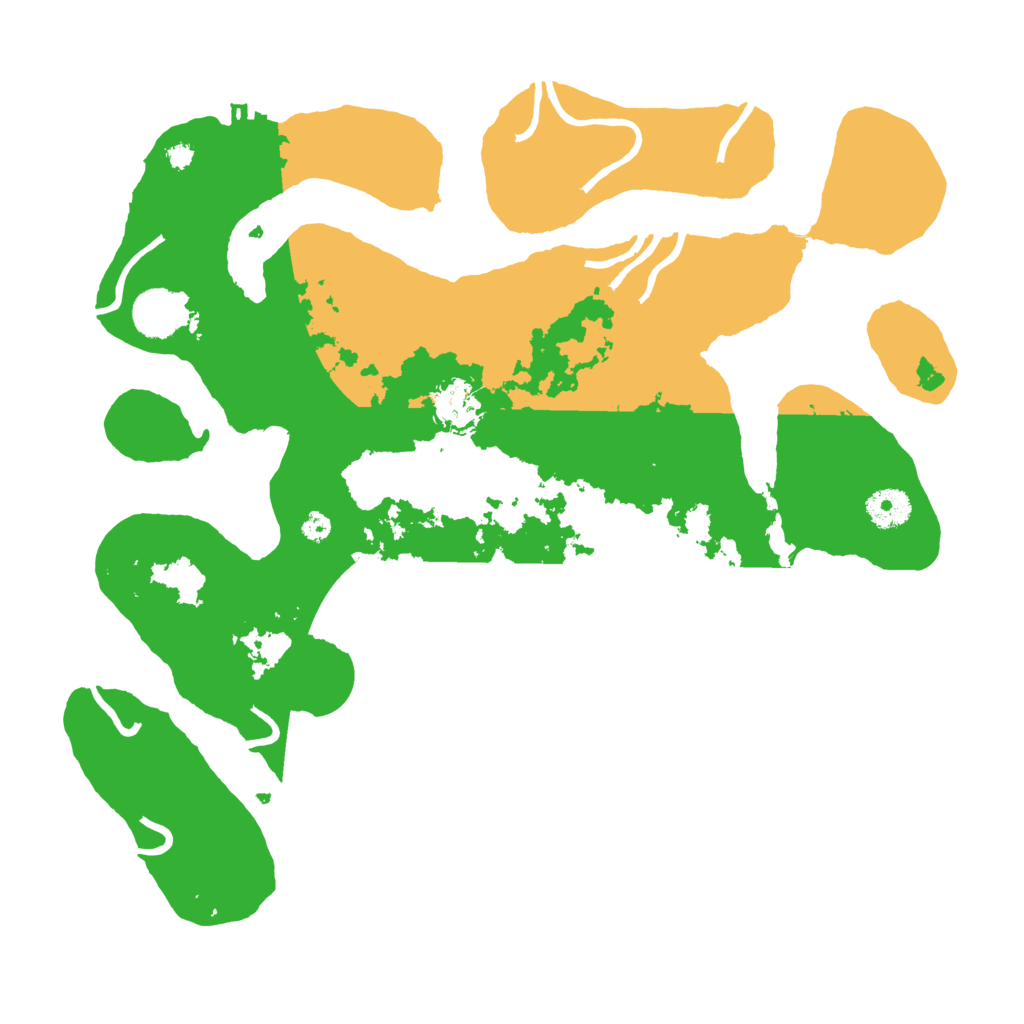 Biome Rust Map: Procedural Map, Size: 3700, Seed: 635721