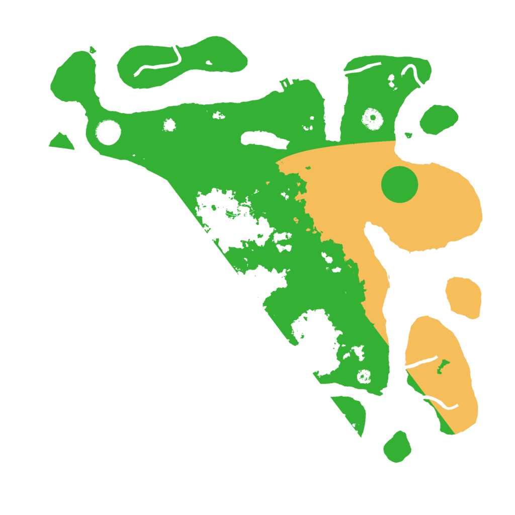 Biome Rust Map: Procedural Map, Size: 3700, Seed: 3602384