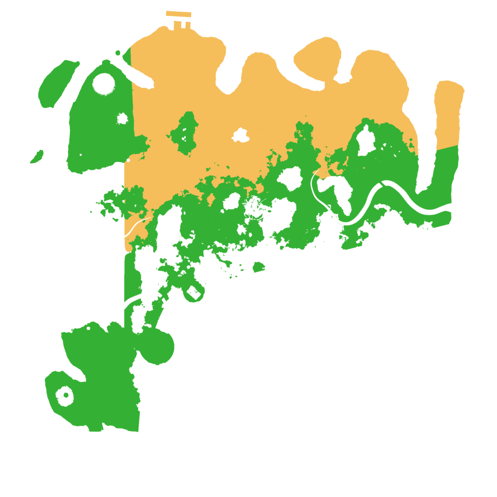 Biome Rust Map: Procedural Map, Size: 4000, Seed: 1409