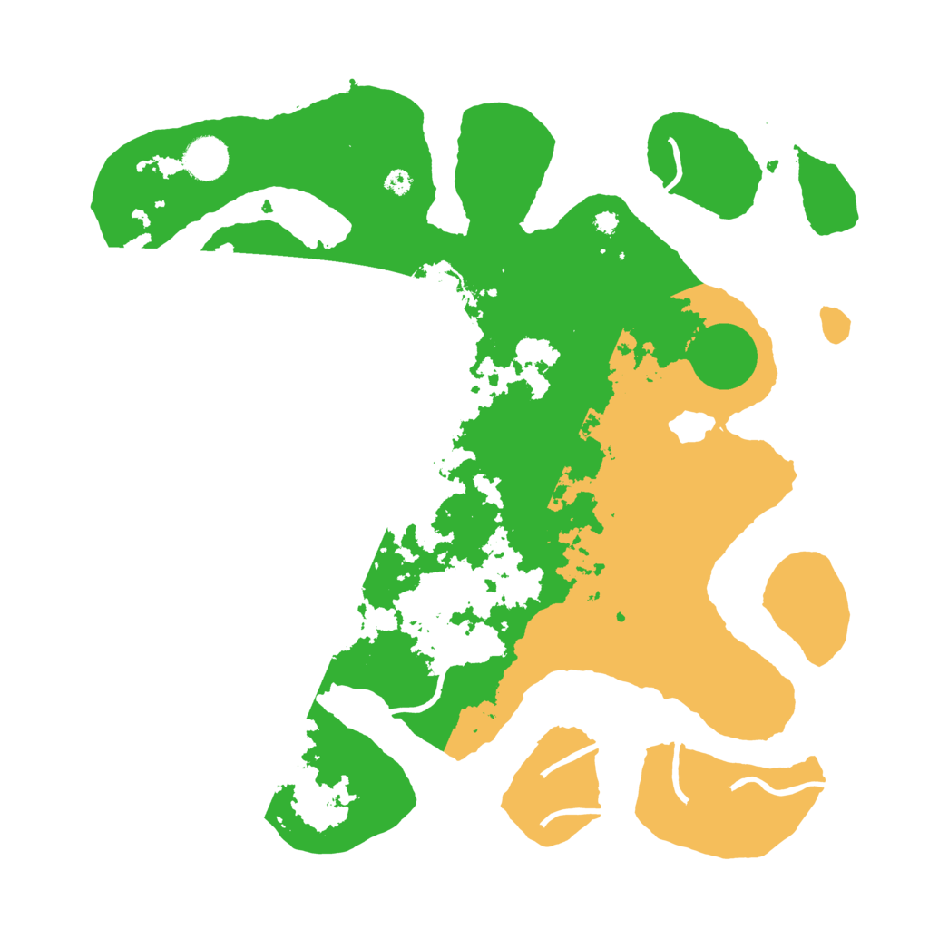 Biome Rust Map: Procedural Map, Size: 3700, Seed: 2297822