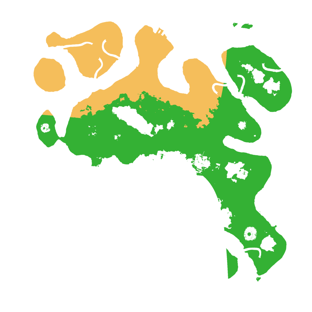 Biome Rust Map: Procedural Map, Size: 3500, Seed: 844684310