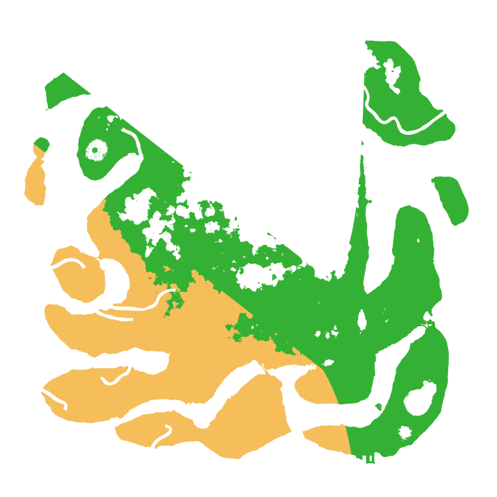 Biome Rust Map: Procedural Map, Size: 3500, Seed: 4144750