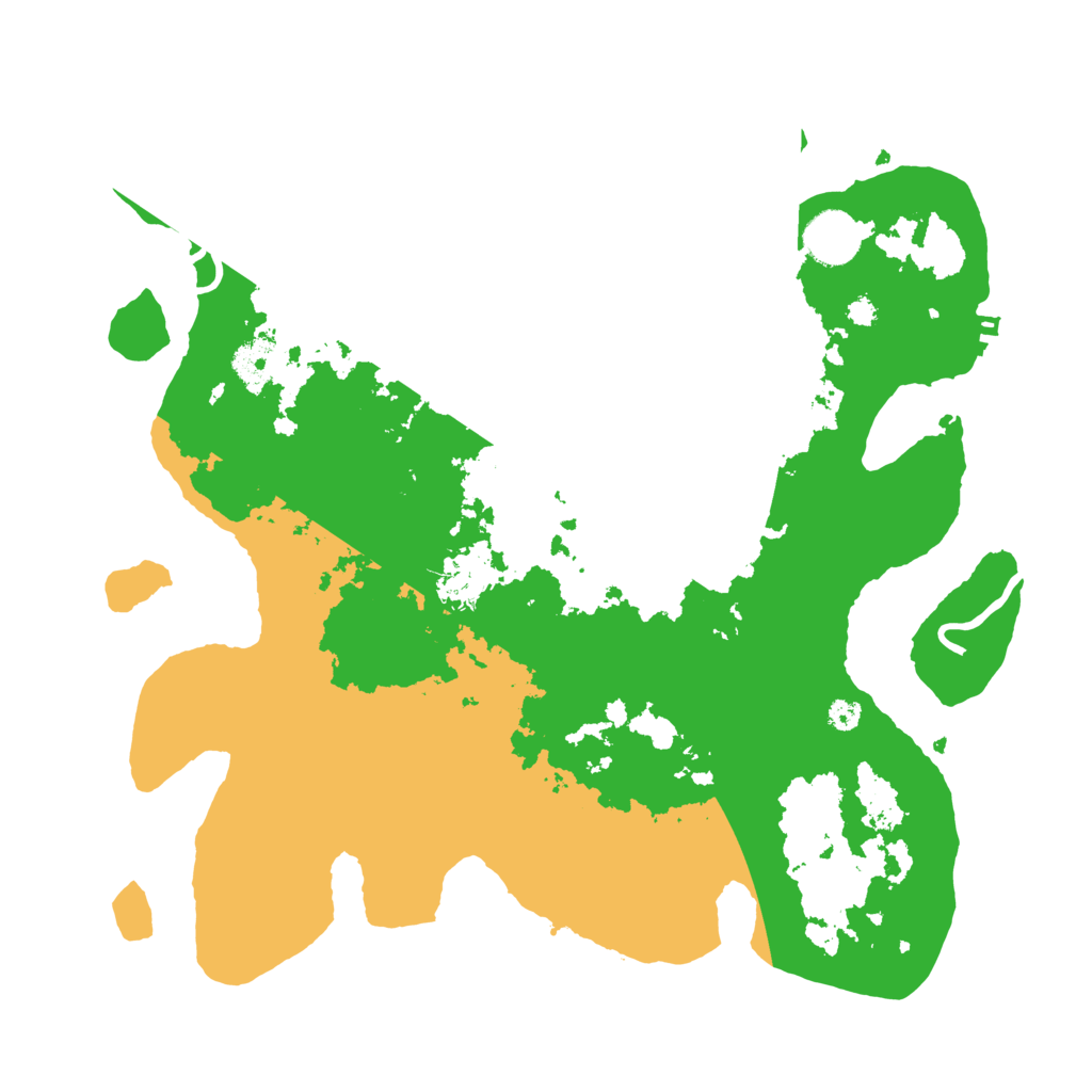 Biome Rust Map: Procedural Map, Size: 3500, Seed: 5332284