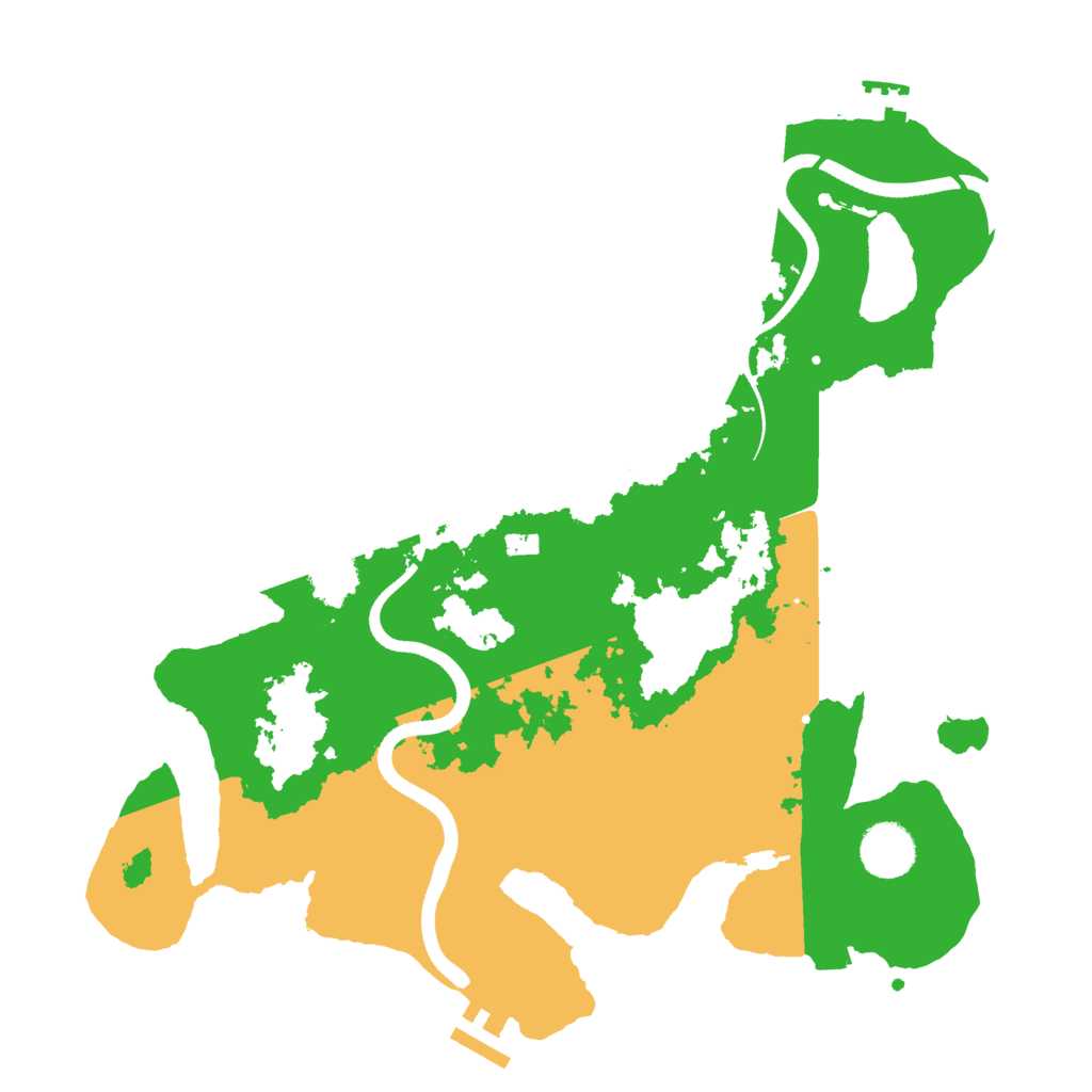Biome Rust Map: Procedural Map, Size: 3500, Seed: 567233527