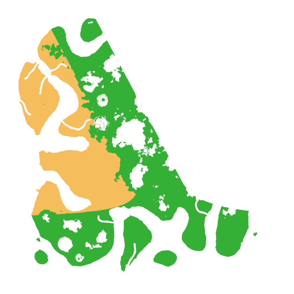 Biome Rust Map: Procedural Map, Size: 3700, Seed: 5270353