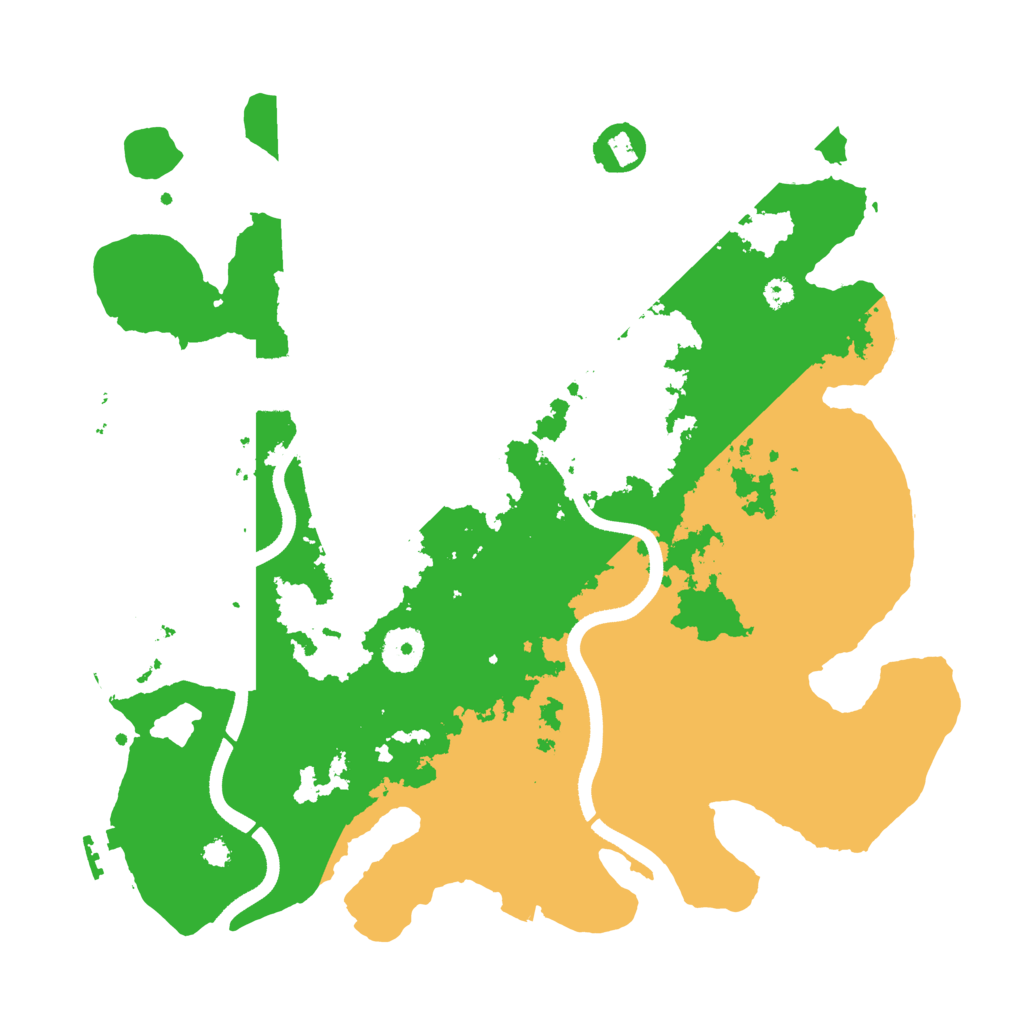 Biome Rust Map: Procedural Map, Size: 3500, Seed: 4456914