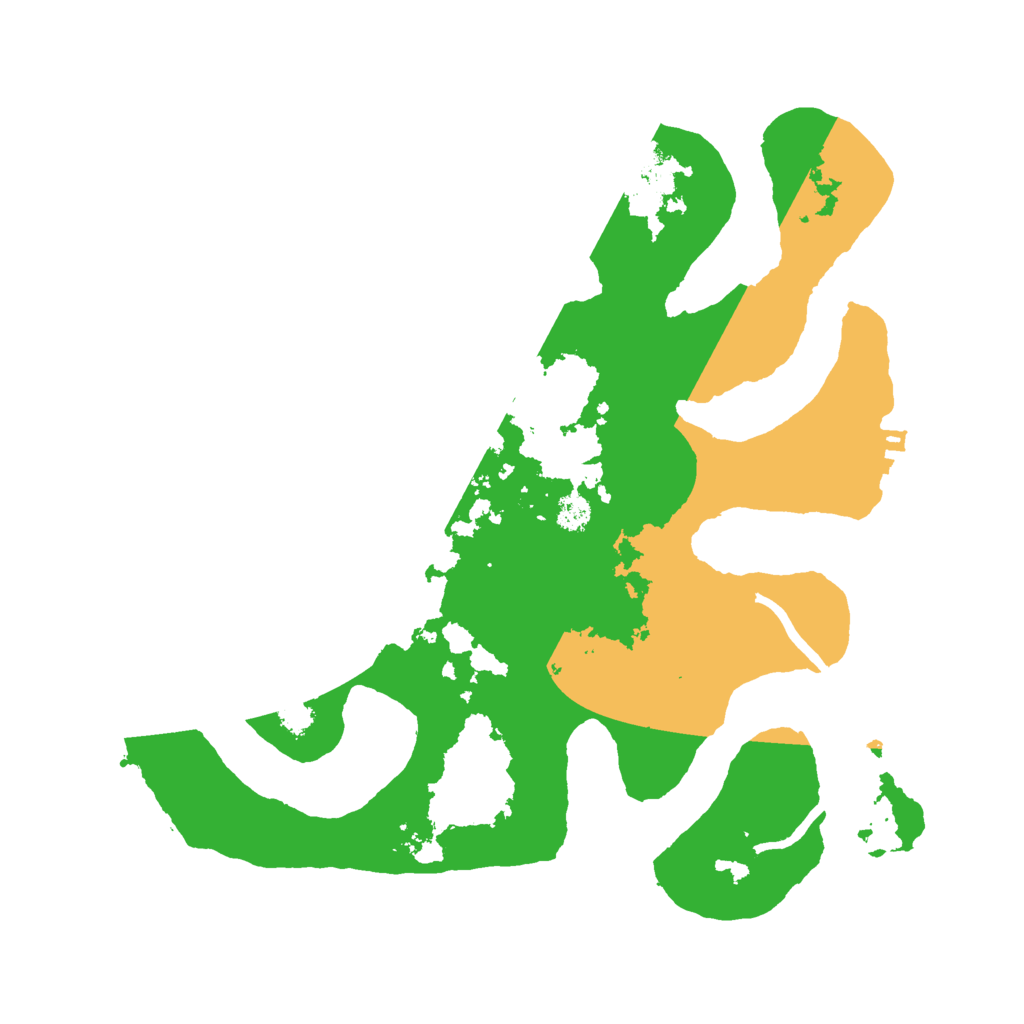 Biome Rust Map: Procedural Map, Size: 3000, Seed: 74935