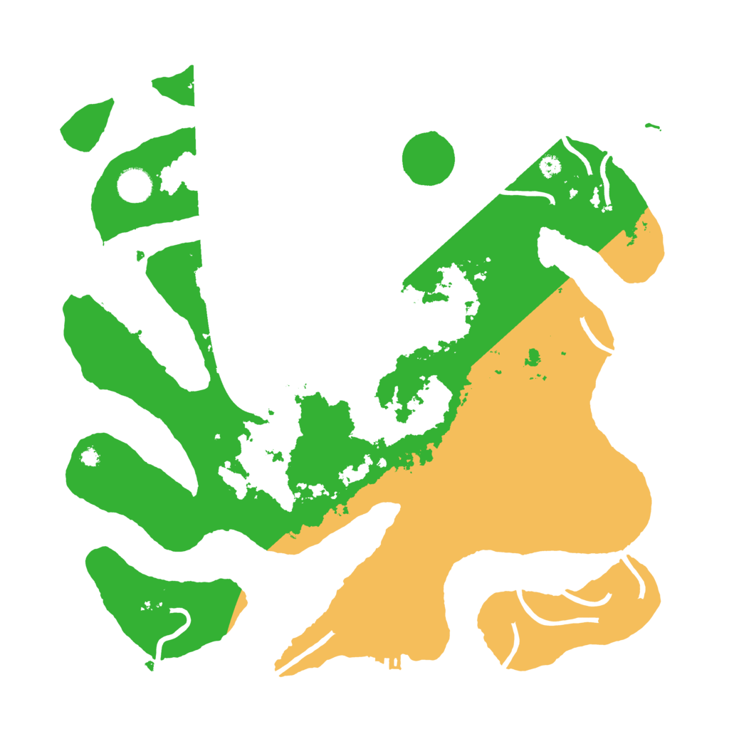 Biome Rust Map: Procedural Map, Size: 3700, Seed: 5971618