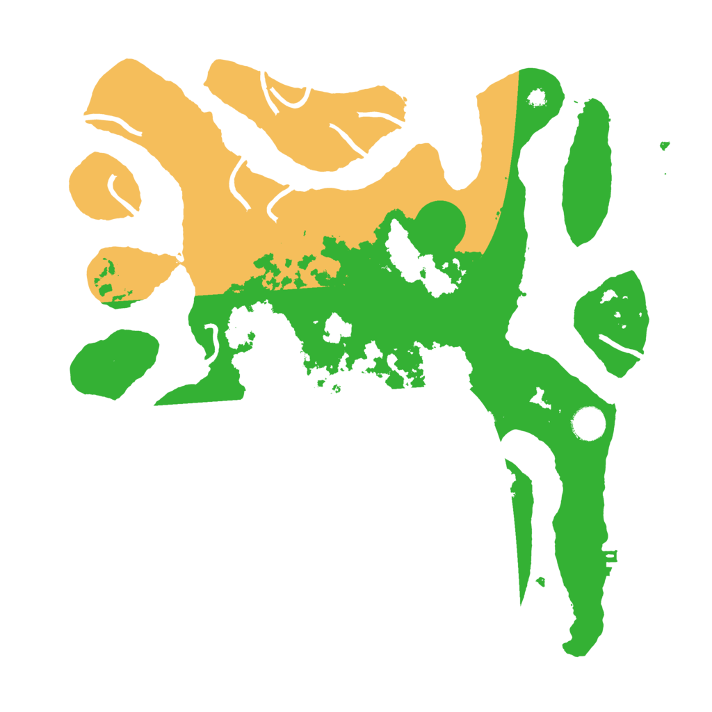 Biome Rust Map: Procedural Map, Size: 3700, Seed: 4879008