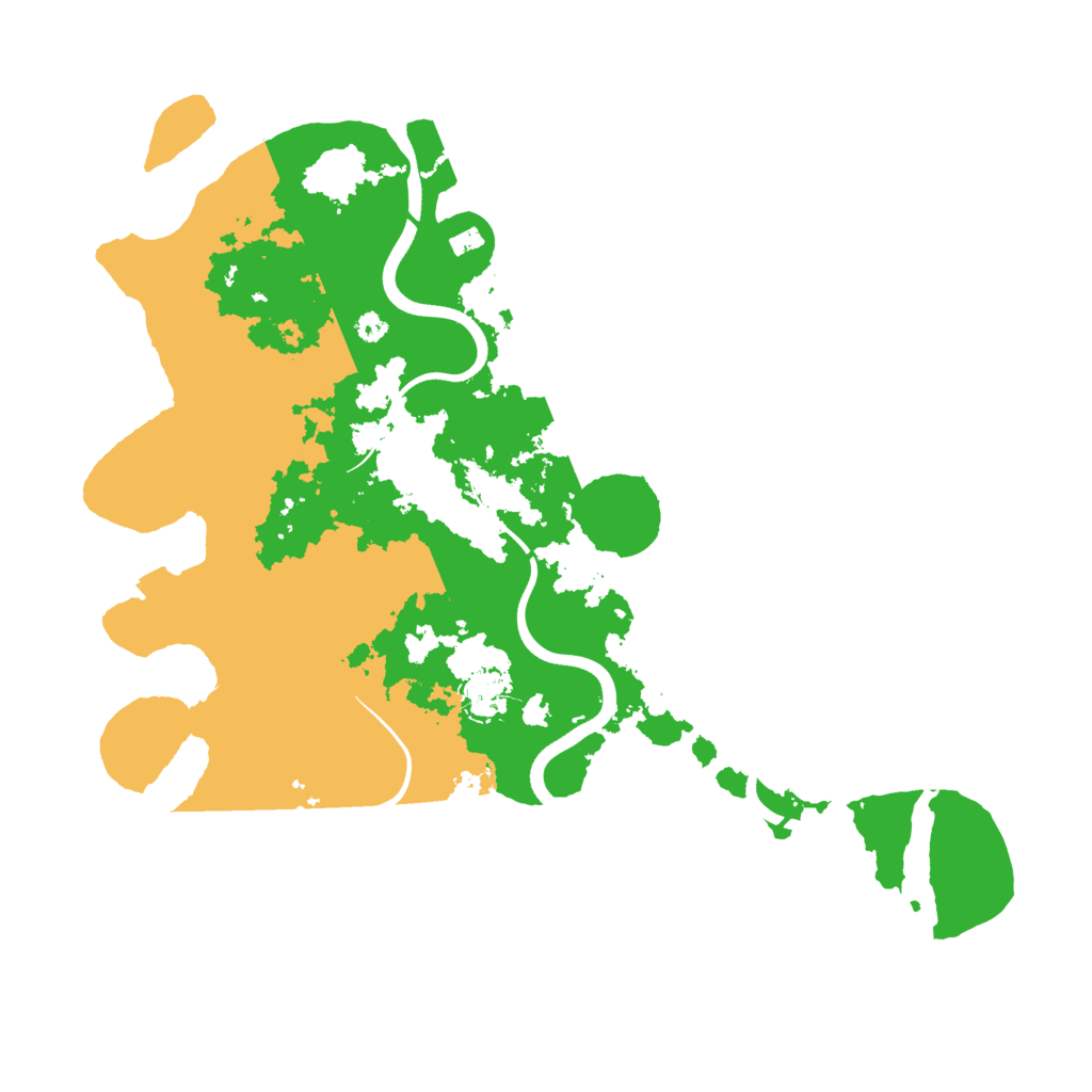 Biome Rust Map: Procedural Map, Size: 3700, Seed: 775764