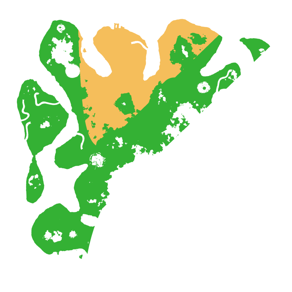 Biome Rust Map: Procedural Map, Size: 3700, Seed: 5920209