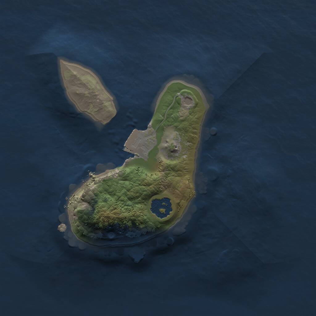 Rust Map: Procedural Map, Size: 1500, Seed: 1329486452, 1 Monuments