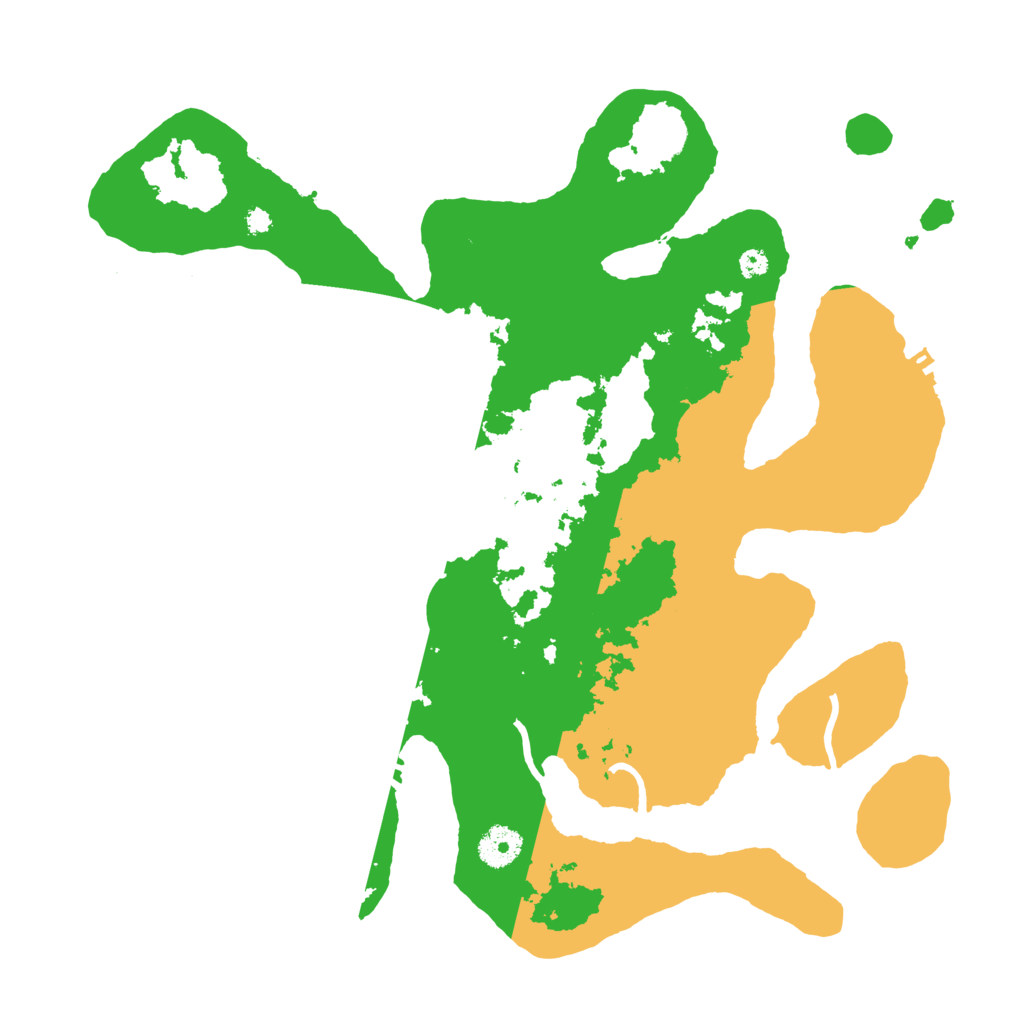 Biome Rust Map: Procedural Map, Size: 3700, Seed: 2924492