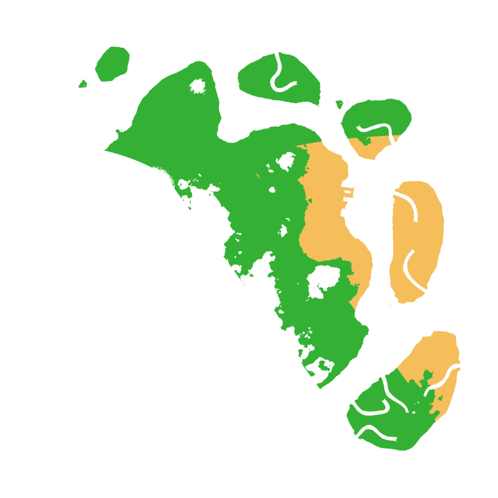 Biome Rust Map: Procedural Map, Size: 3000, Seed: 1638587553