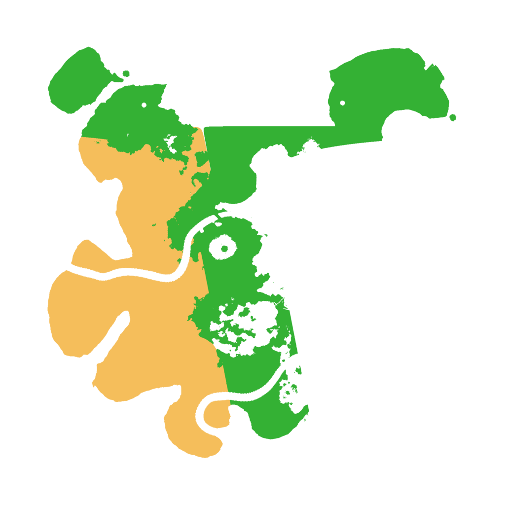 Biome Rust Map: Procedural Map, Size: 3000, Seed: 2438459