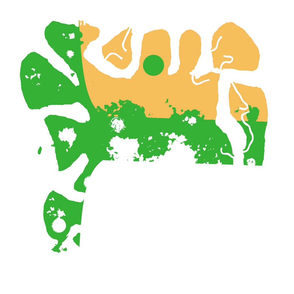 Biome Rust Map: Procedural Map, Size: 3700, Seed: 1478440