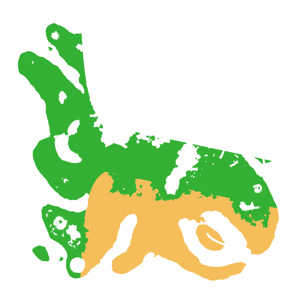 Biome Rust Map: Procedural Map, Size: 3500, Seed: 45002651